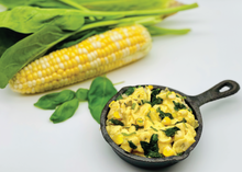 Load image into Gallery viewer, Quick scrambled eggs made with spinach, corn and basil Egg Kit. single serving packs for quick egg breakfast or easy meals (4673448280200)
